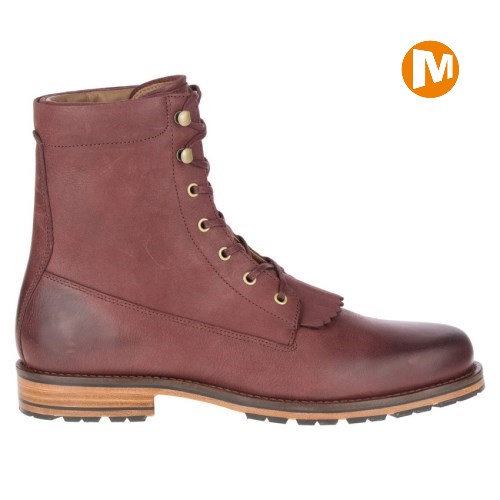Merrell Wayfarer Lace Leather Winterstiefel Herren Braun [DE-NDAMF]